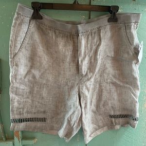Mind Set by XCVI Grey Shorts NWT